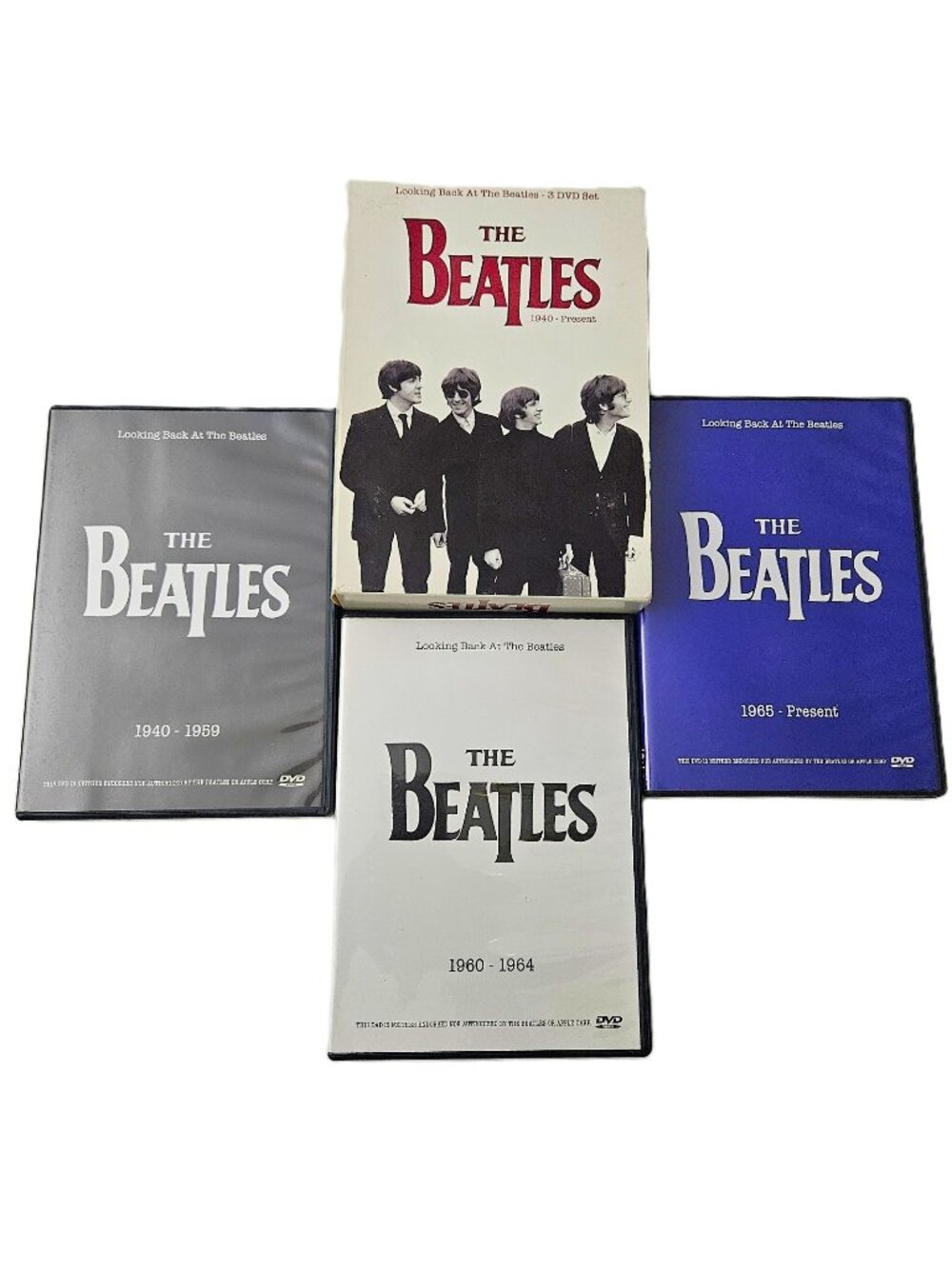 The Beatles – Looking Back At The Beatles 3 DVD Set (2003, Passport Video)